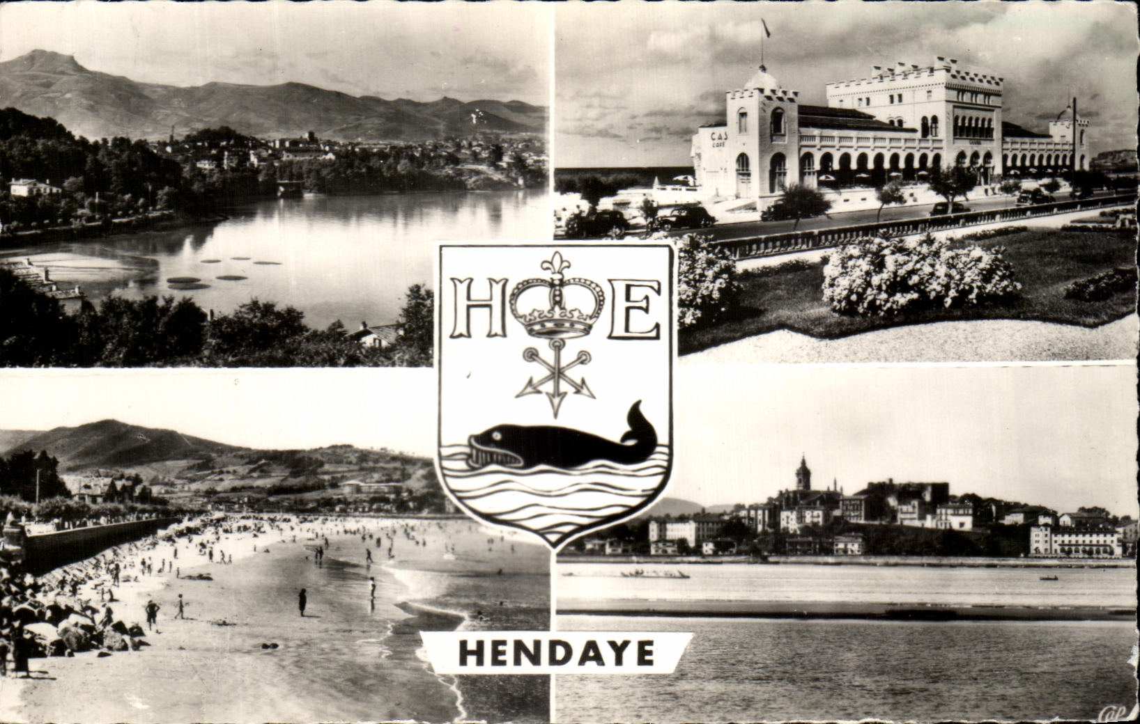 Free Spanish CPA Hendaye View Casino Beach Fontarabie Whale