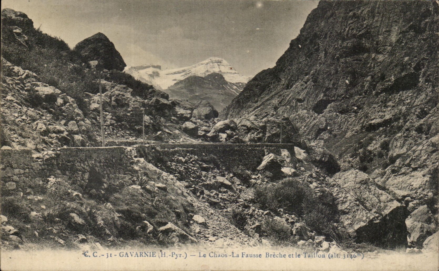 CPA Gavarnie Chaos the False Breach and Taillon