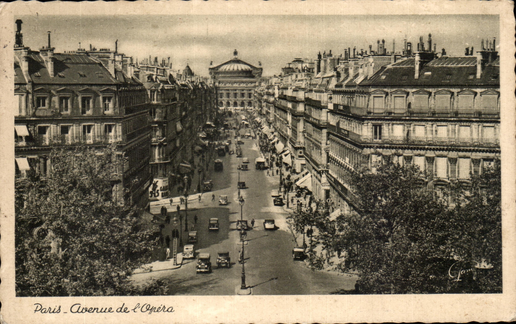 CPA Paris Avenue of Opera
