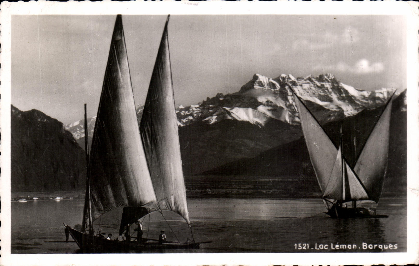 CPA Lac Leman Barques Bateaux Suisse