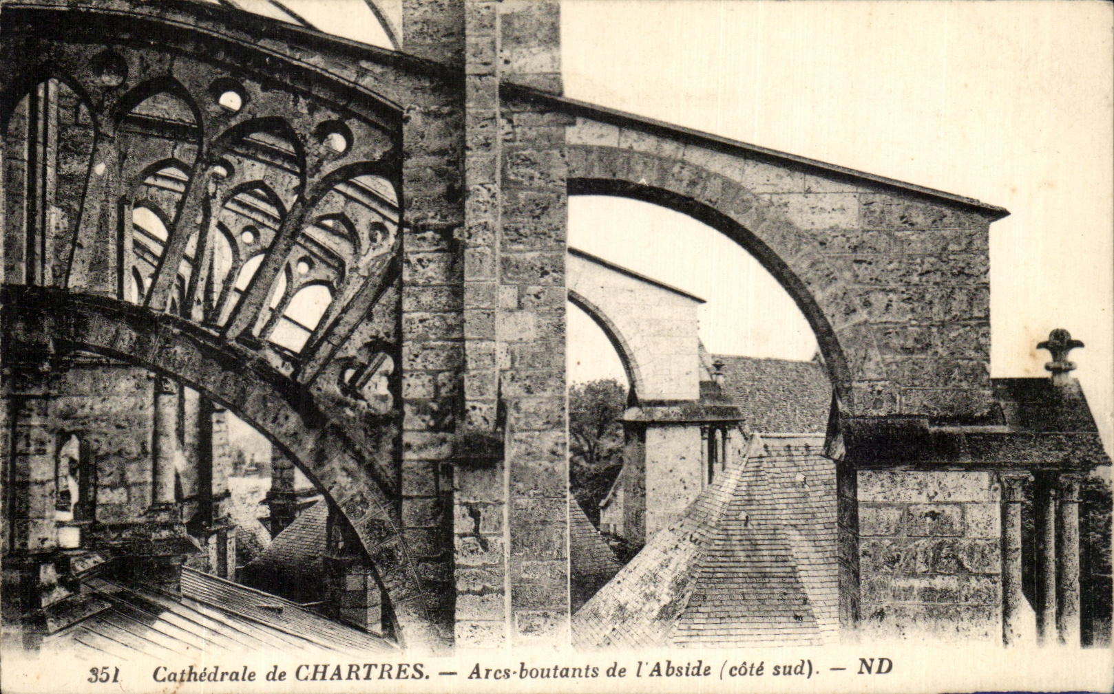 CPA Cathedral of Chartres Arcs paring of the Apse