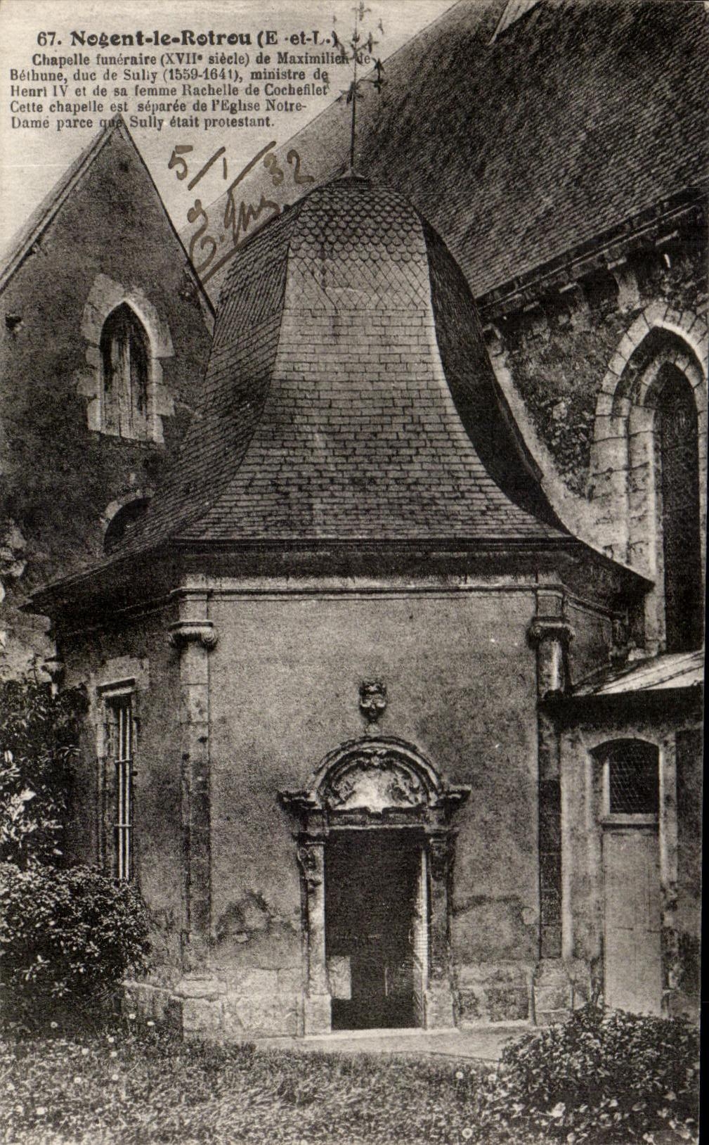 CPA Nogent Rotrou Vault Funaire de Maximilien de Bethune