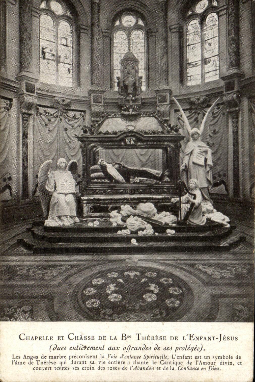 CPA Vault And Chasse Of Bse Therese Of the Child Jesus Lisieux