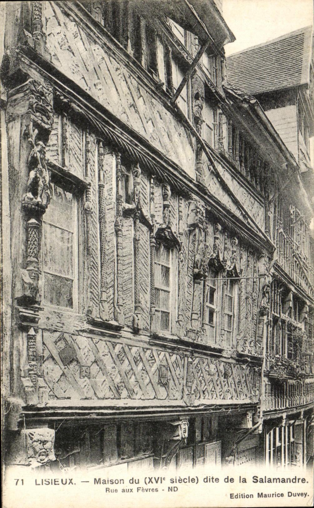 CPA Lisieux House known as of the Salamander