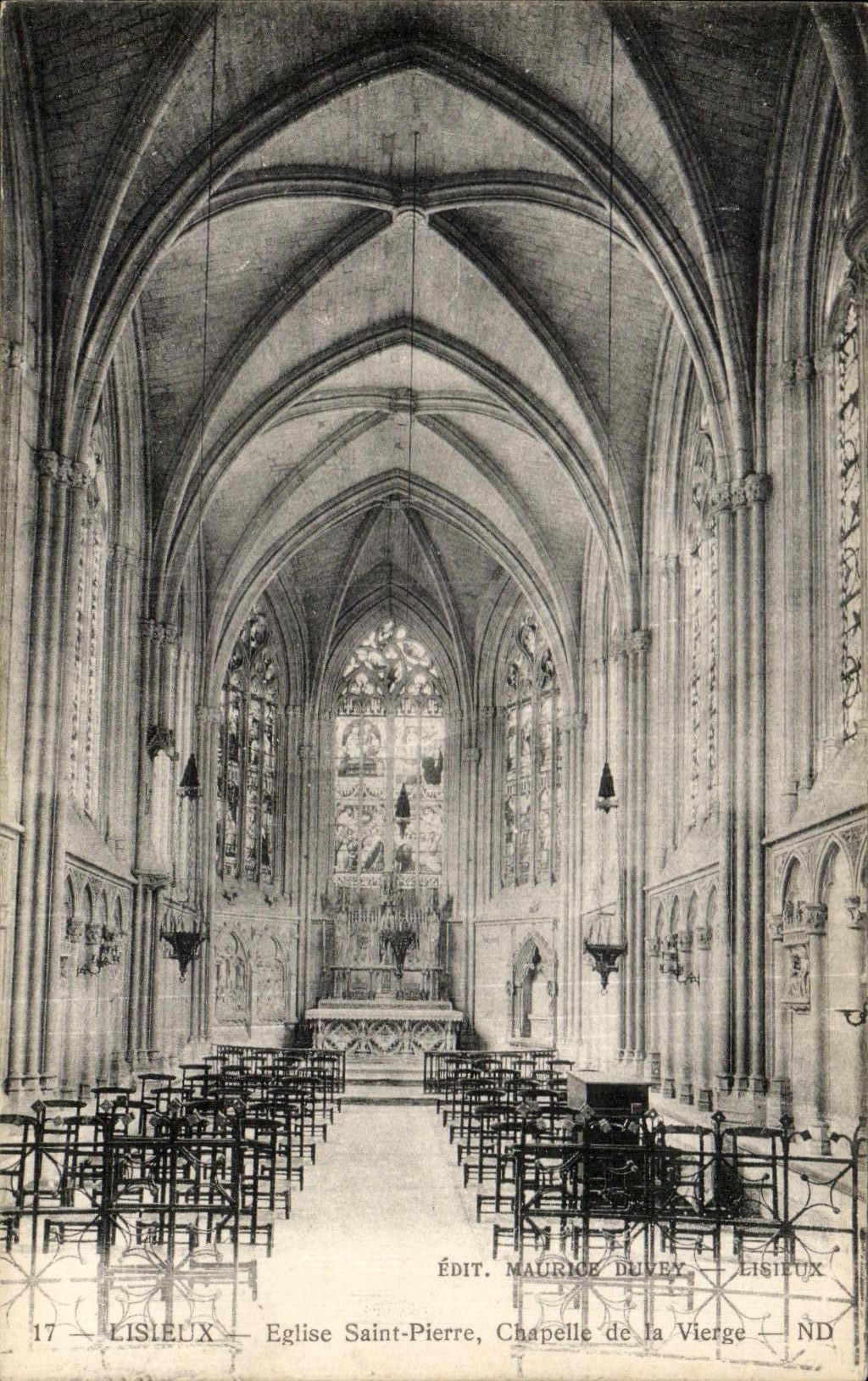 CPA Lisieux Church Saint Pierre Vault of the Virgin