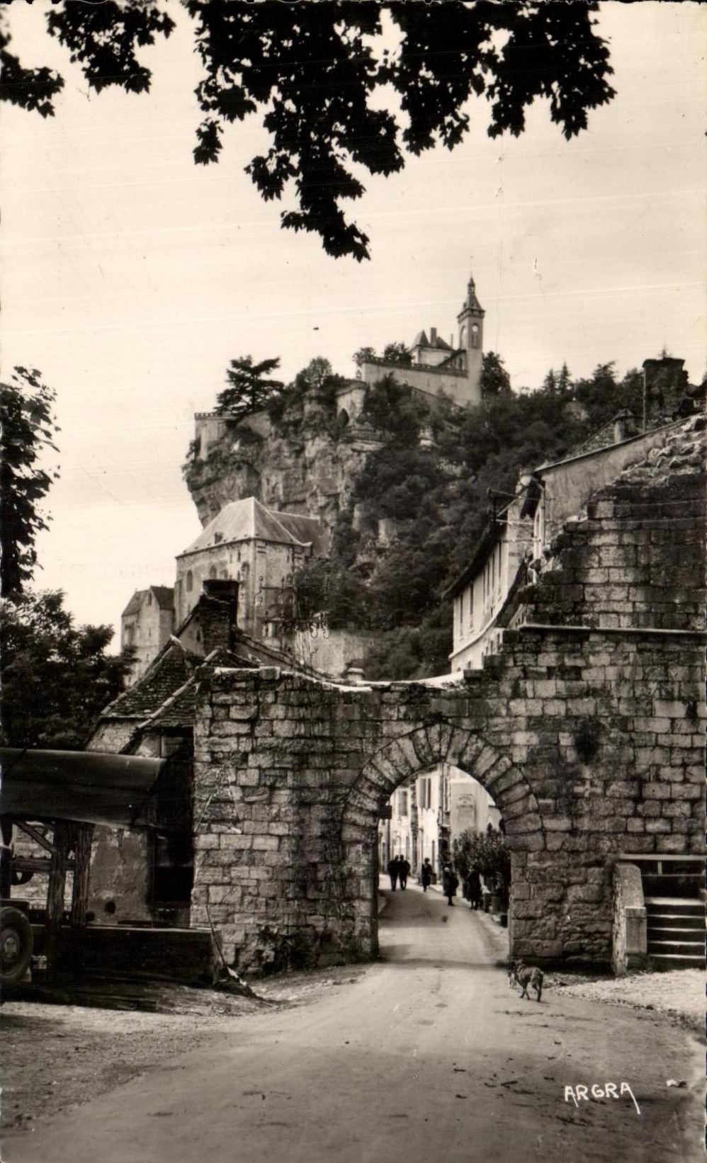 CPSM Rocamadour Porte du Figuier