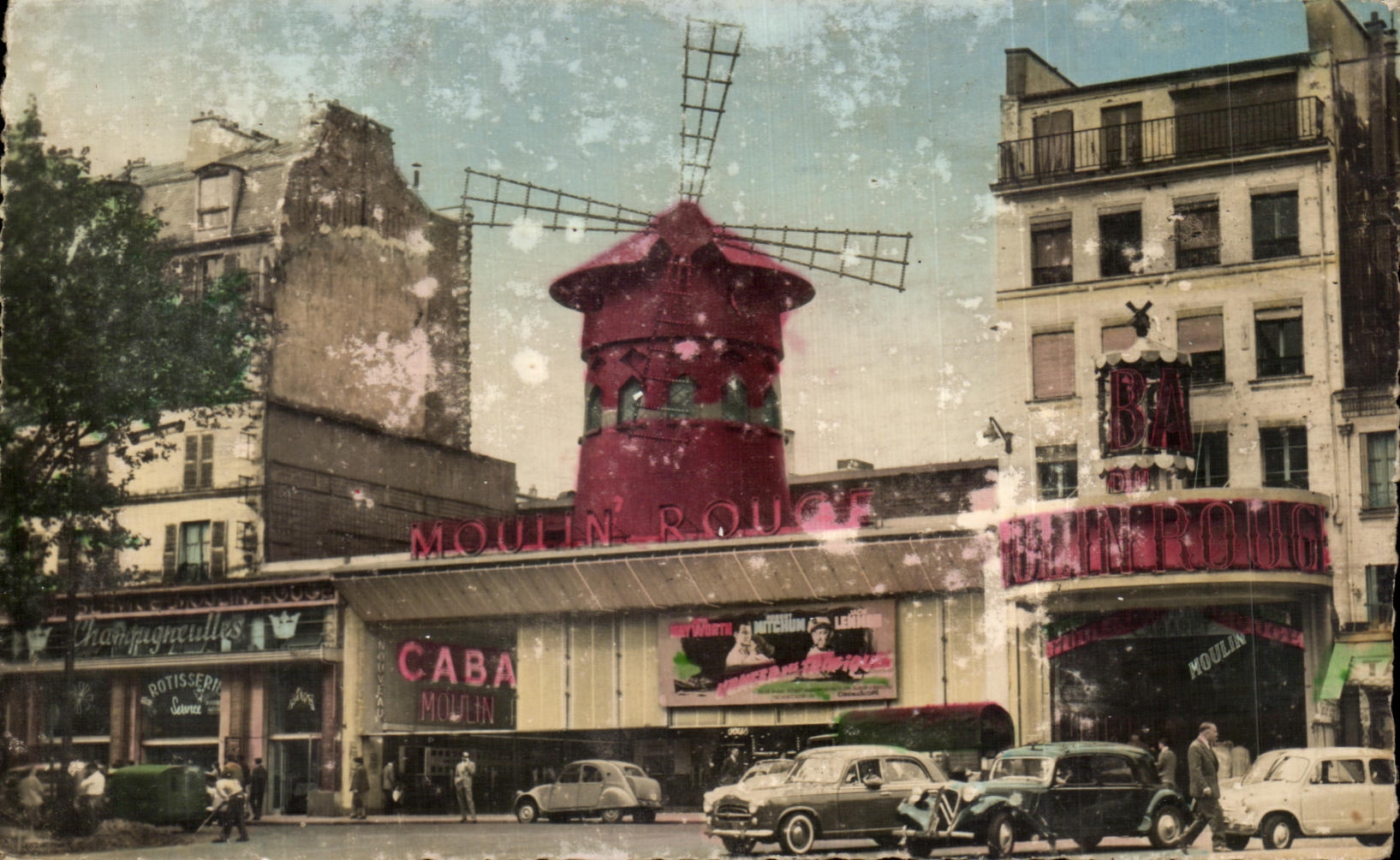 CPA Paris the moulin-Rouge Places White