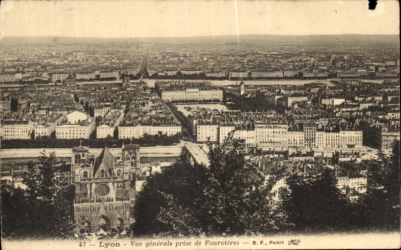 CPA Lyon View taken of Fourvieres
