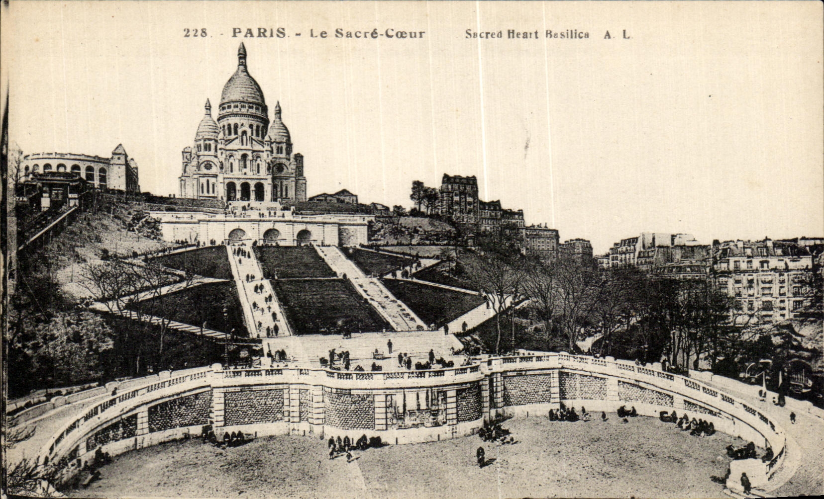CPA Paris the Sacring Montmartre Heart