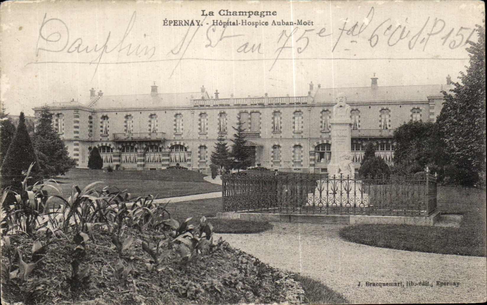 CPA La Champagne Epernay Hopital Hospice Auban Noet