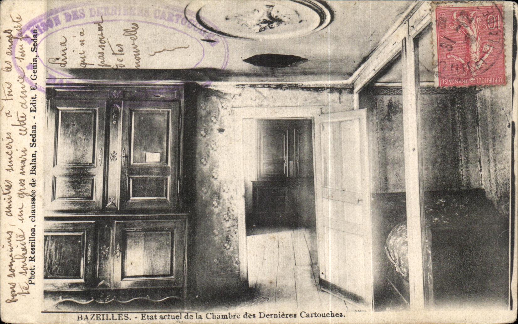 Posicion real de CPA Bazeilles del cuarto de los cartuchos pasados