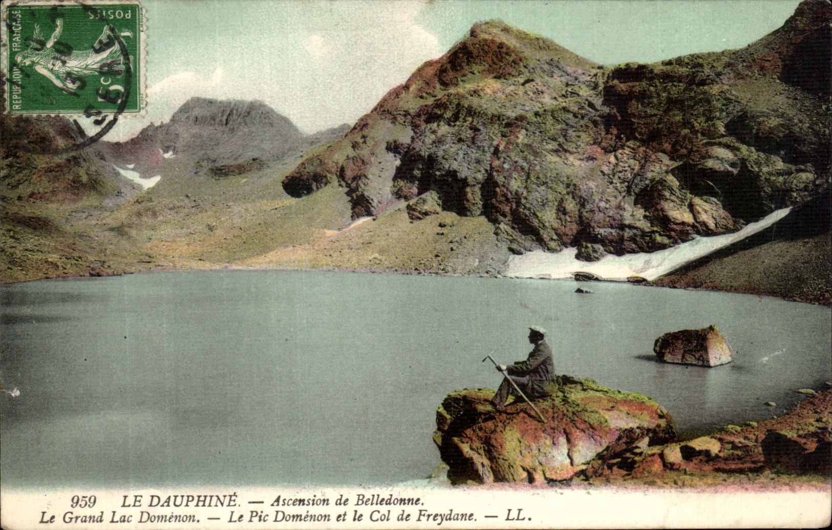 CPA Dauphine Ascension De Belledonne the Domenon Big lake