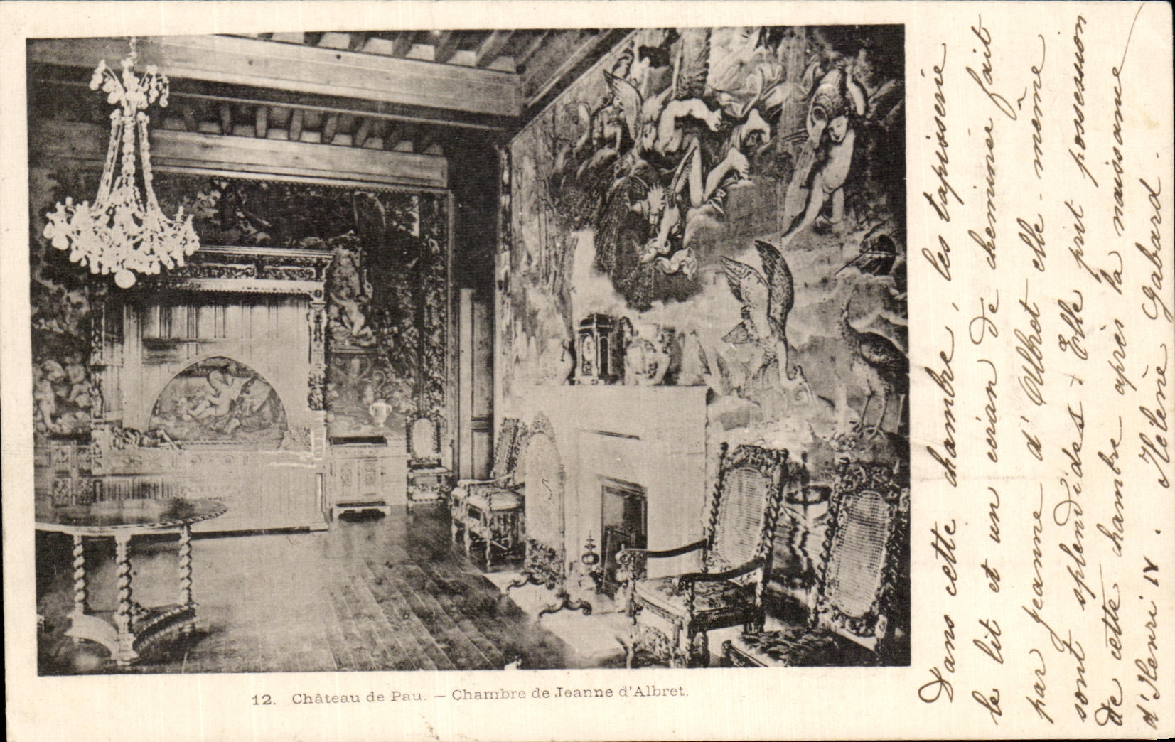 CPA Chateau De Paus Chambre de Jeanne d'Albret