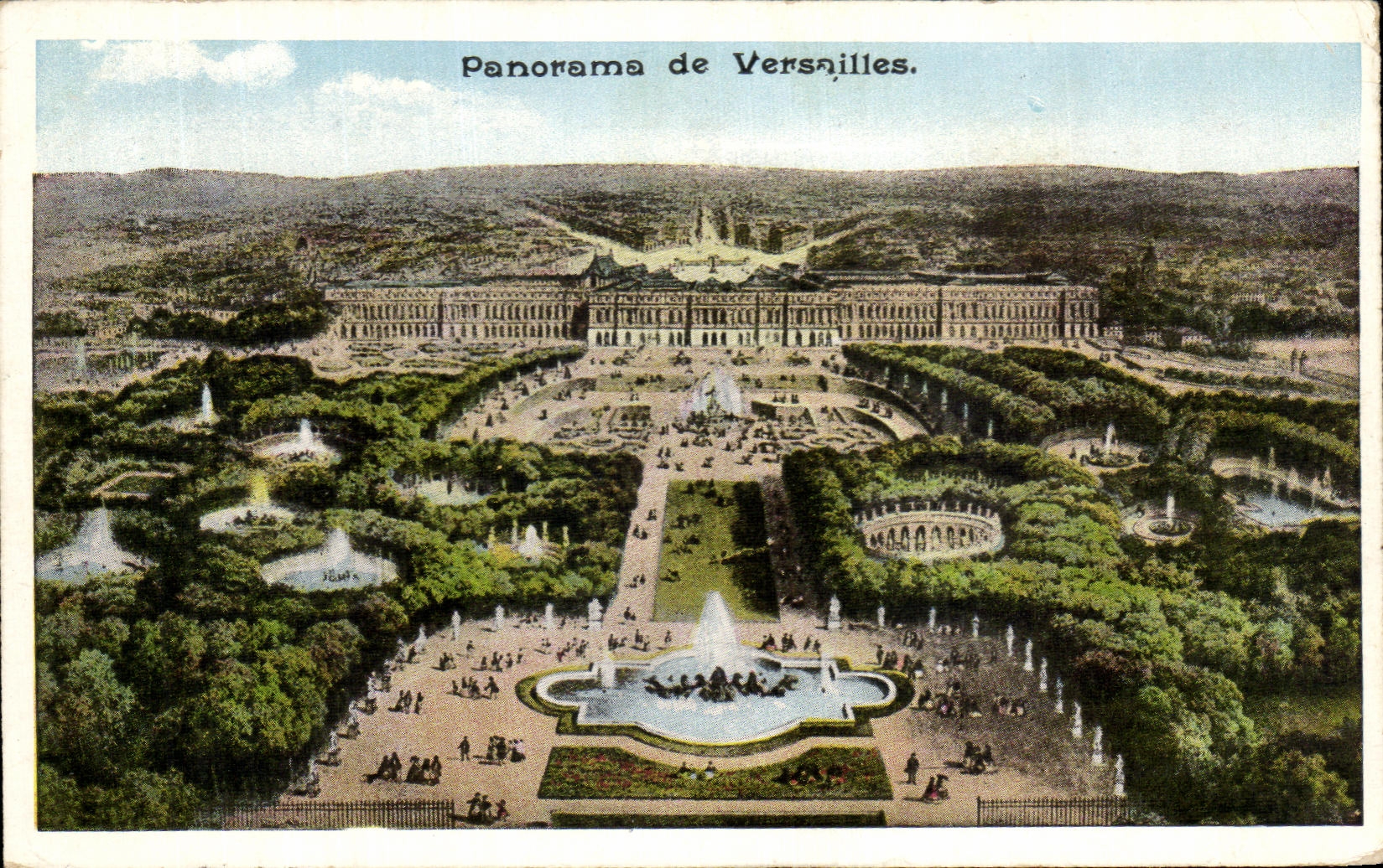 CPA Panorama De Versailles