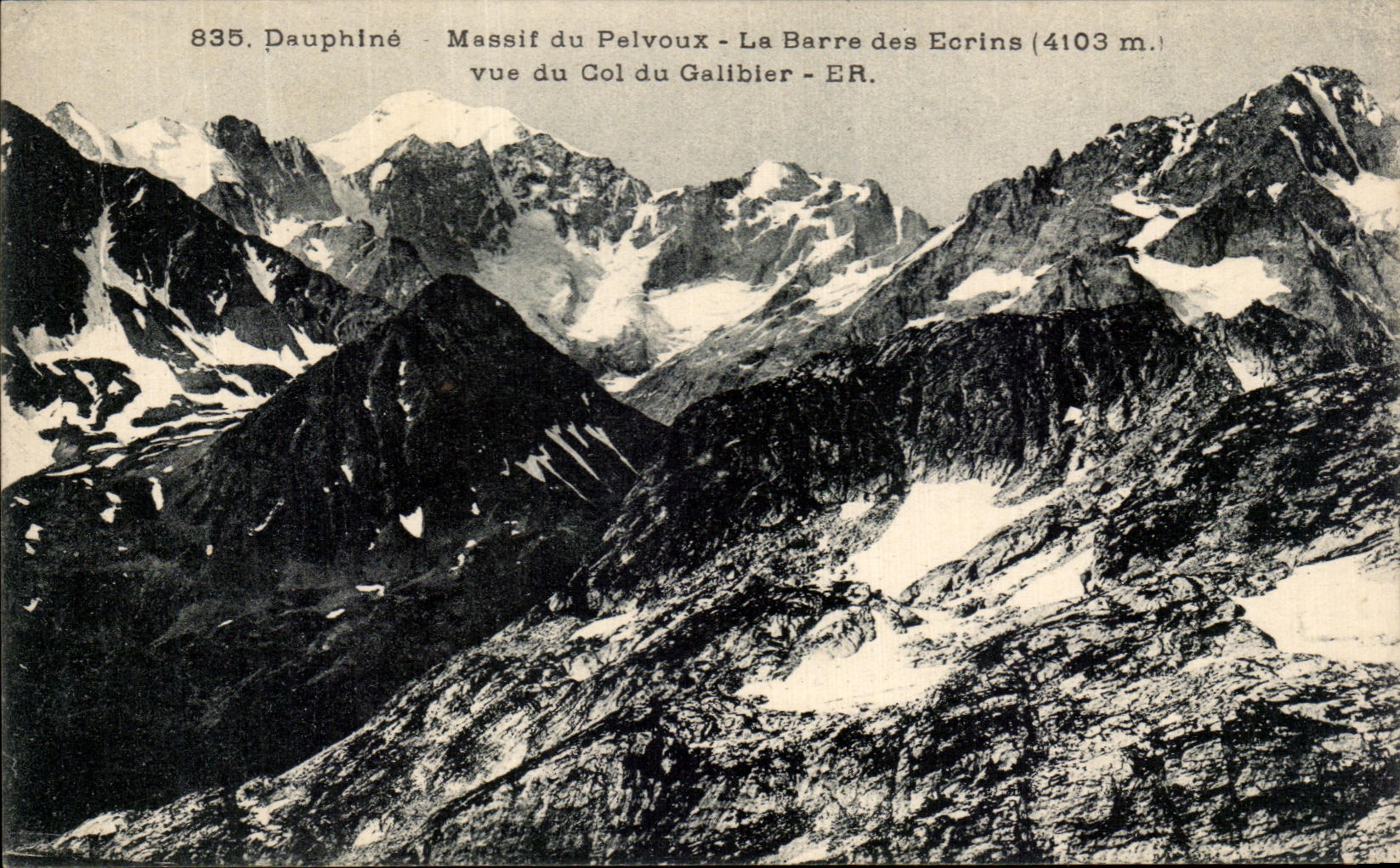 Dauphine CPA Mountain Of Pelvoux the Bar Of the Jewel cases Seen Of the Collar Of Galibler