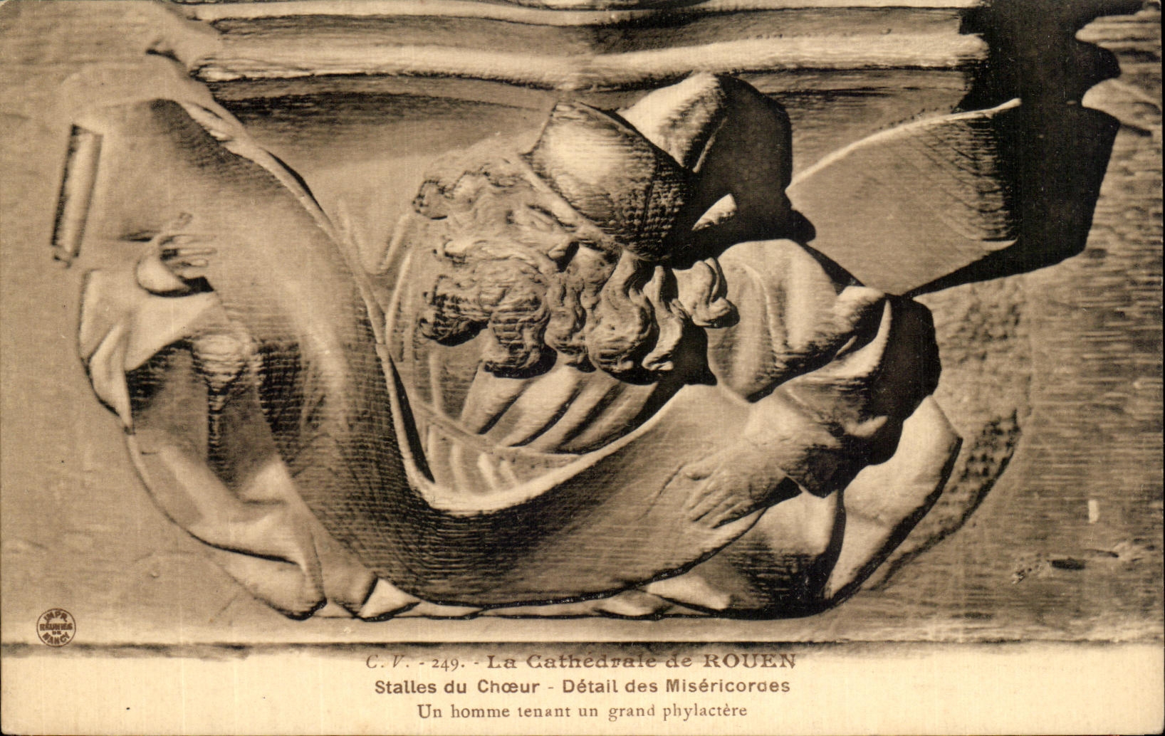 CPA Cathedrale De Rouen Stalls Of the Chorus Detail Of the Mercies