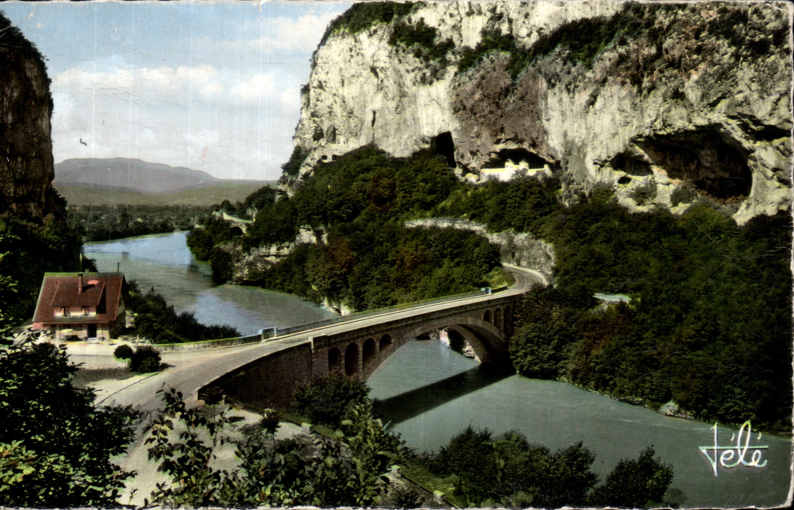 CPA Pont De La Balme close to the tunnel of the Tooth Of the Cat