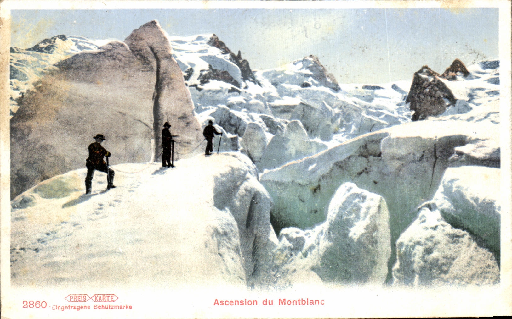 CPA Climbing of Montblanc Alpinism