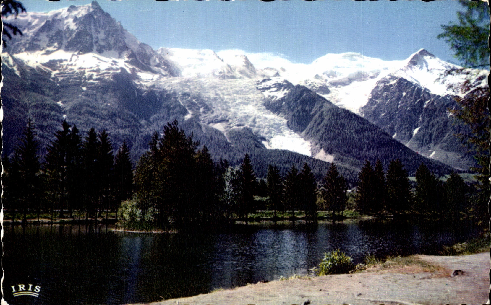 CPA Chamonix Mont Blanc the Lake Of Gaillands the needle Of the South Dome of tasting