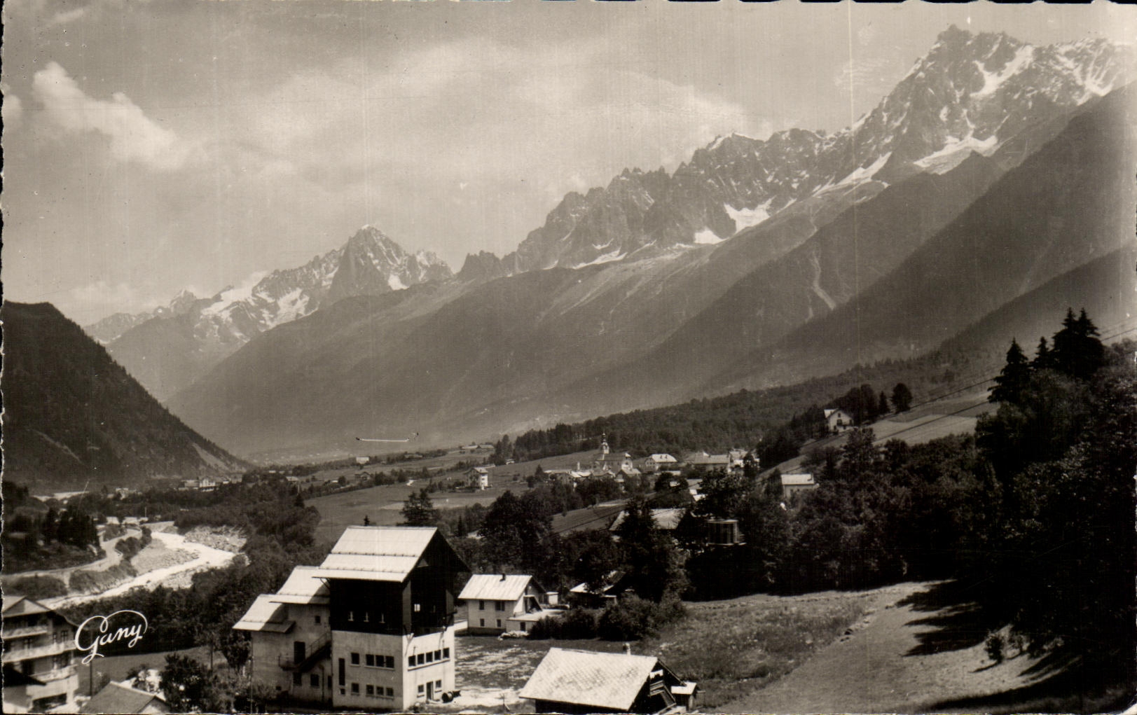 CPA Environs De Chamonix Depart Of Teleferique De Bellevue Switches Green Needle of the South