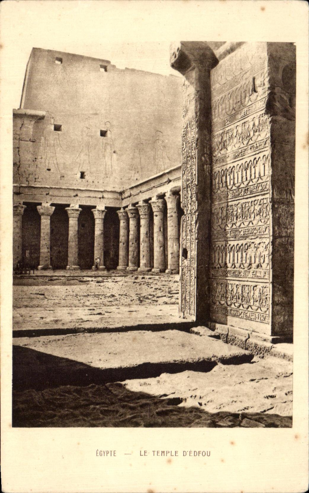 CPA Egypte Le Temple D'Edfou