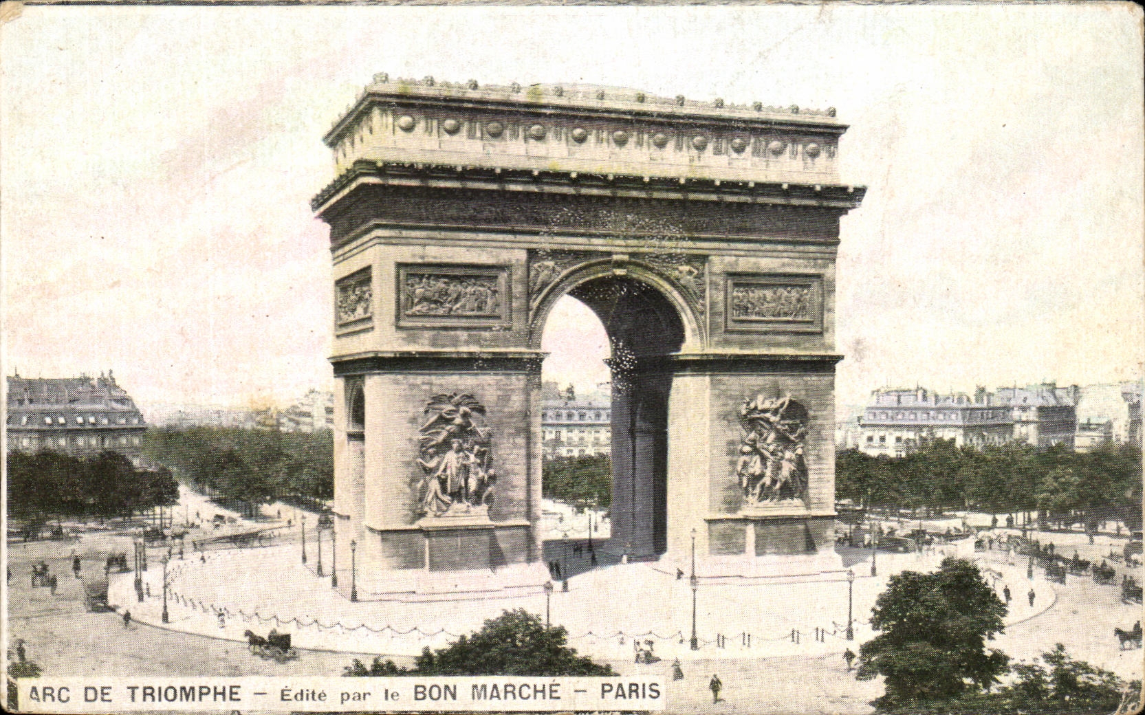 CPA Arc De Triomphe edite par le Bon marche Paris