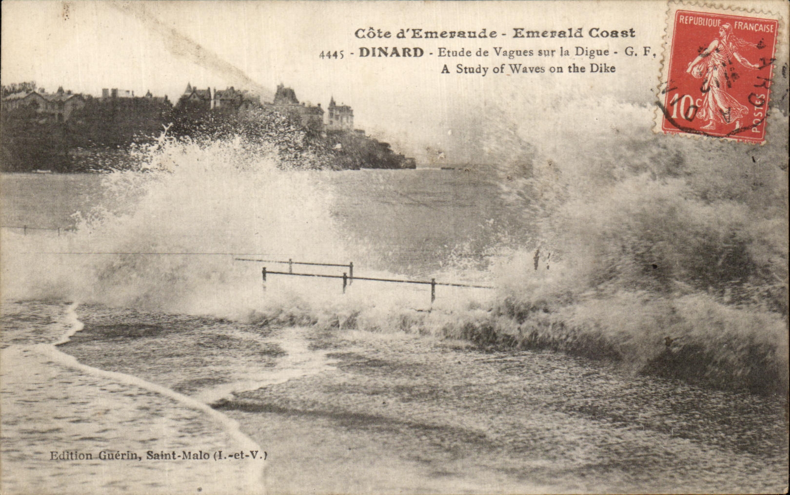 CPA Dimensions Emerald Emerald Coast Dinard Etude of Waves on the Dam