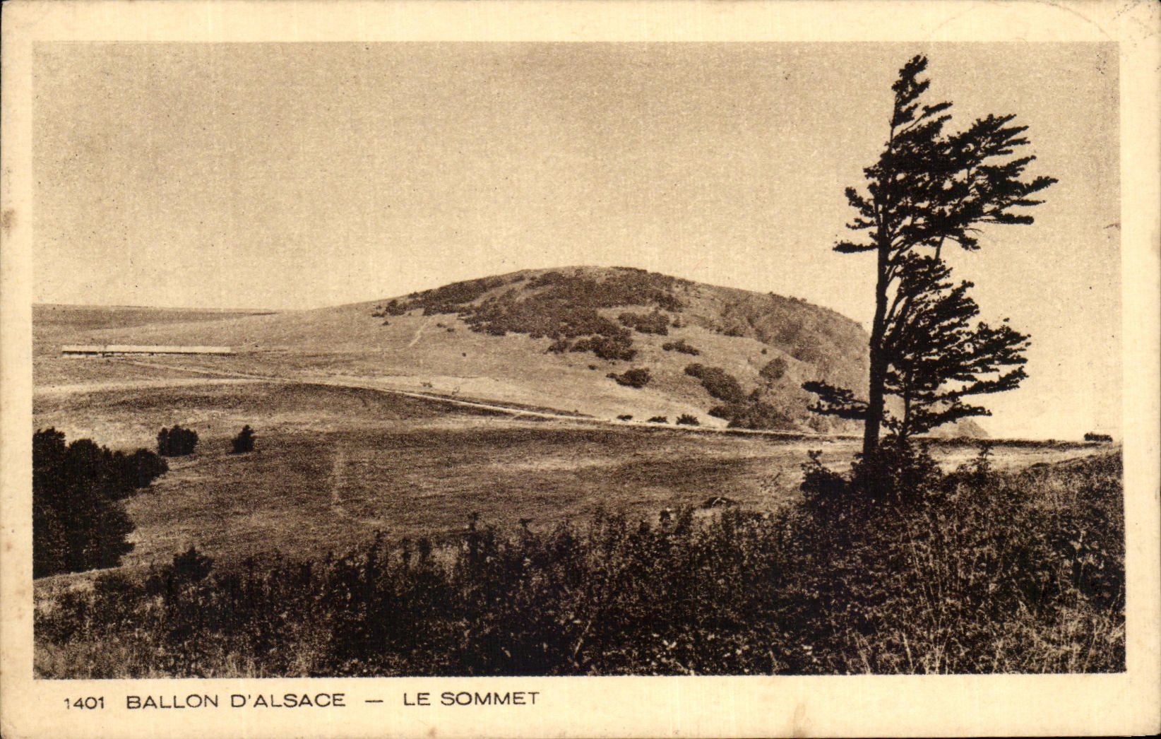 CPA Balloon Of Alsace the Summit