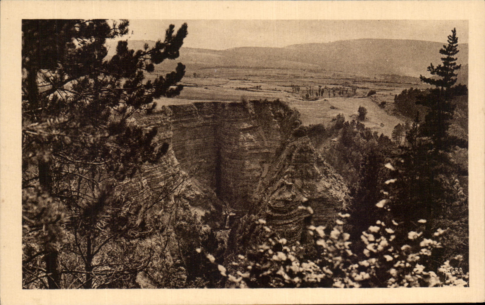 CPA Bramabiau Overall picture of the Pit