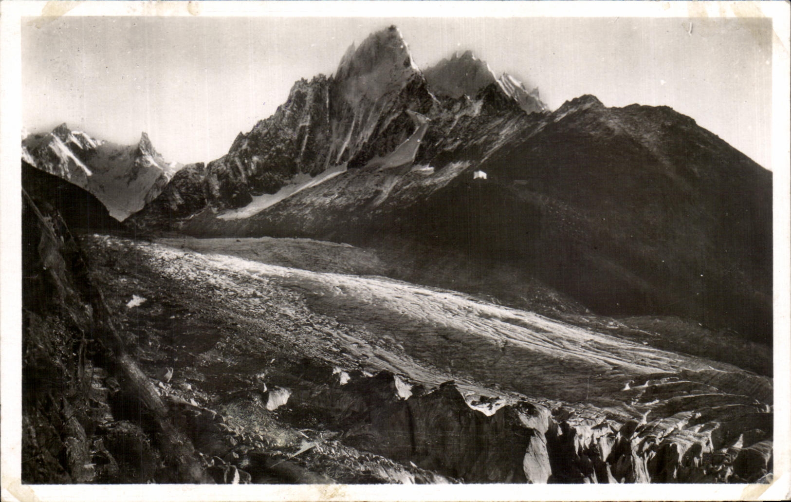 CPA Chamonix Sea of Ice Needles of the Giant and Chamonix the Bad Step