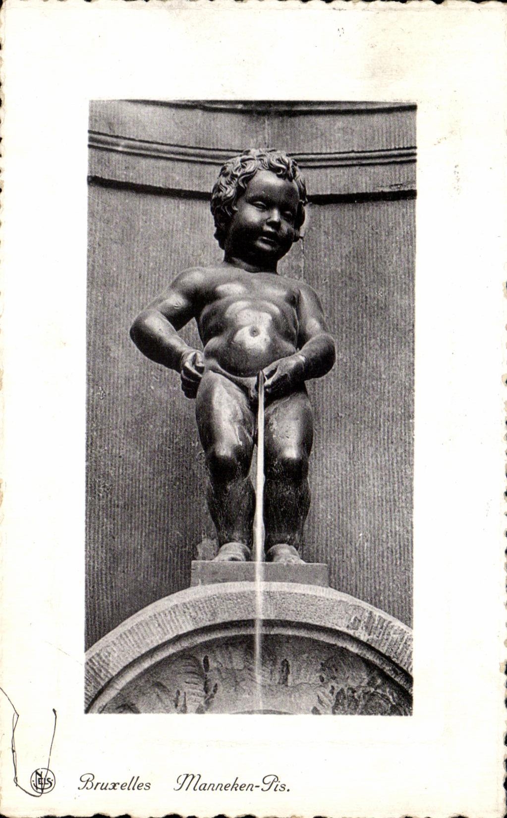 CPA Brussel Manneken Worse