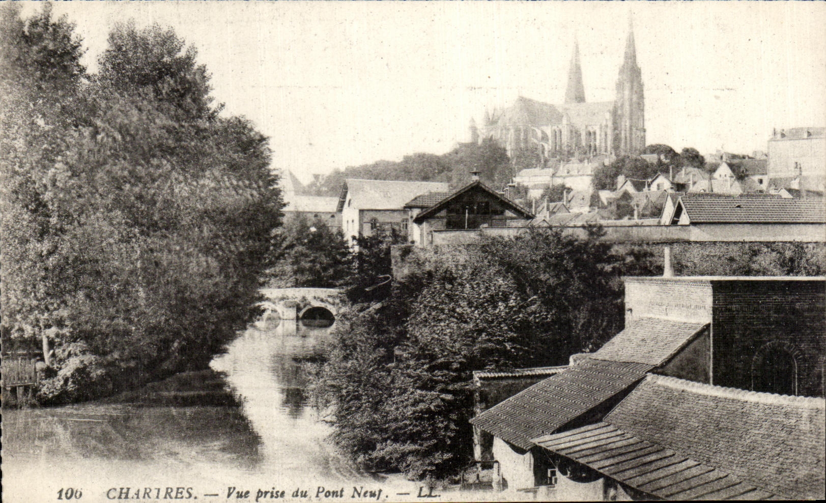 CPA Chastres Seen from Of the New Bridge