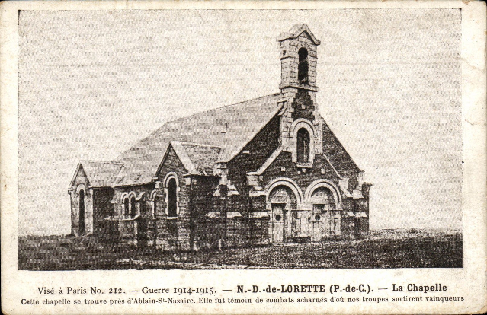 CPA ND de Lorette La Chapelle 