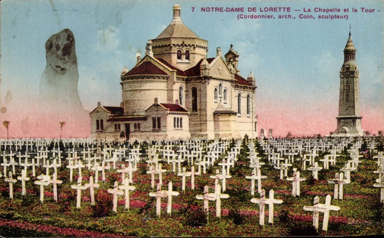 CPA ND de Lorette Vue Notre Dame La Chapelle et la Tour