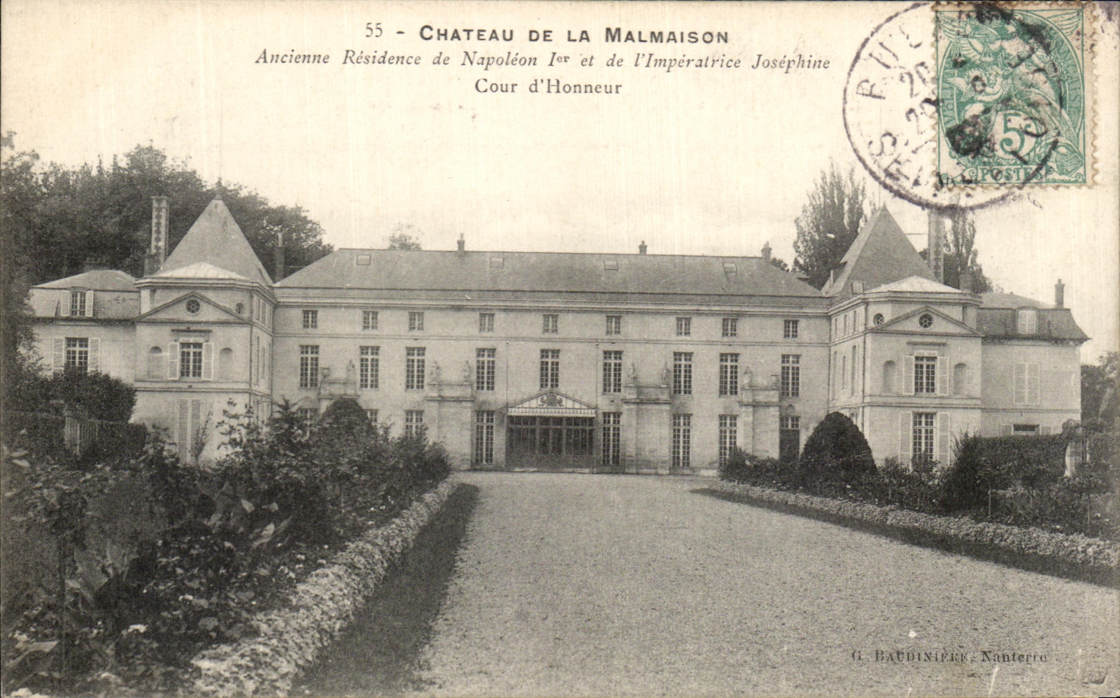 CPA Castle of Malmaison Old residence of Napoleon 1st and of the Josephine empress