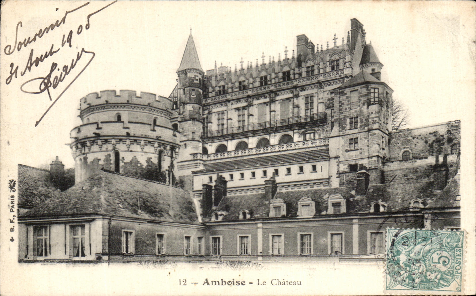 CPA Amboise el castillo