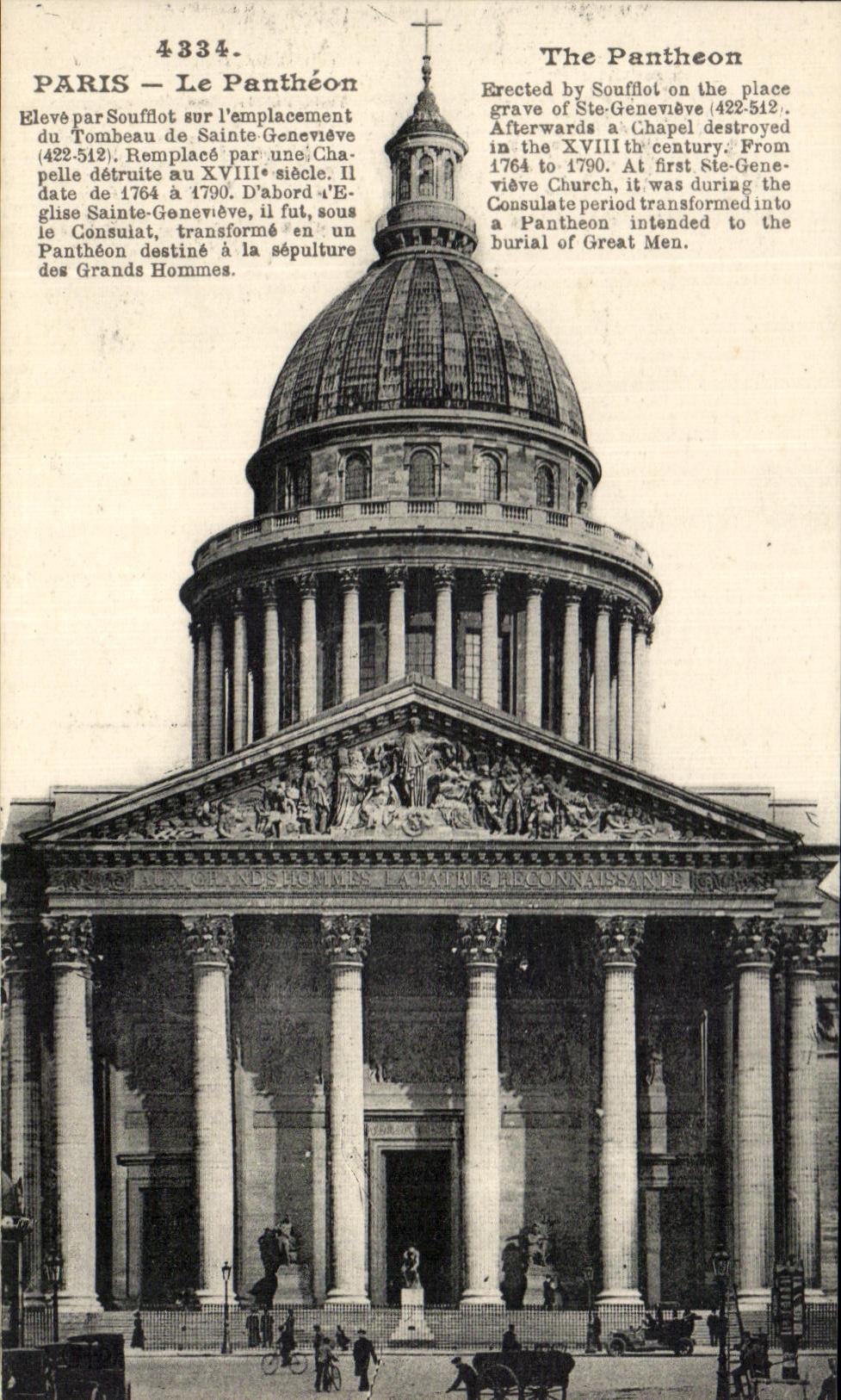 CPA Paris the Pantheon