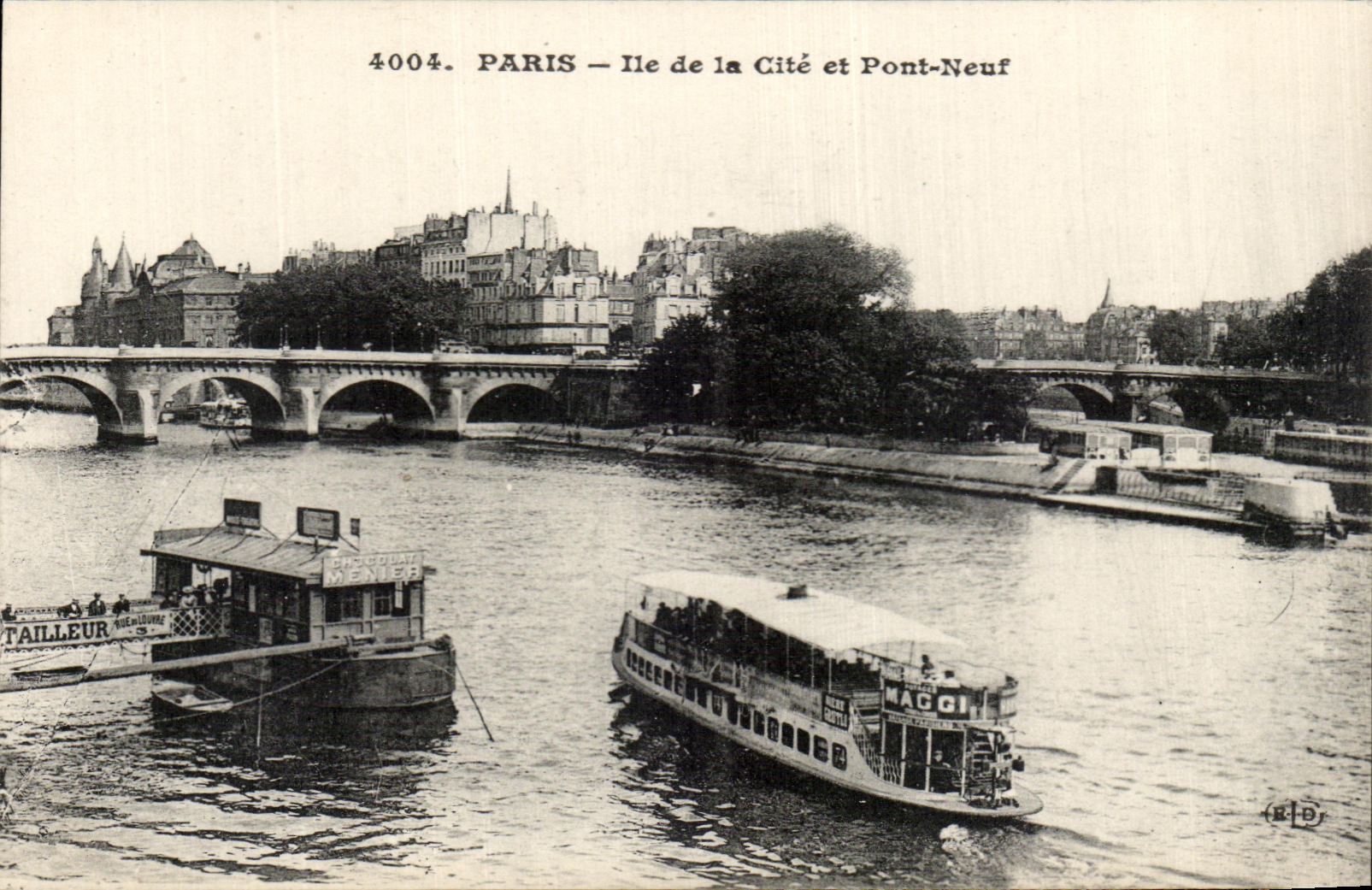 CPA Paris Island of the ISCED and Bridge Last nines Maggi Barge