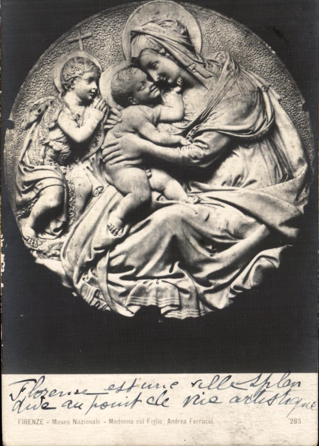 Collar Figlio de Nazianalo Madonna del museo de CPA Firenze