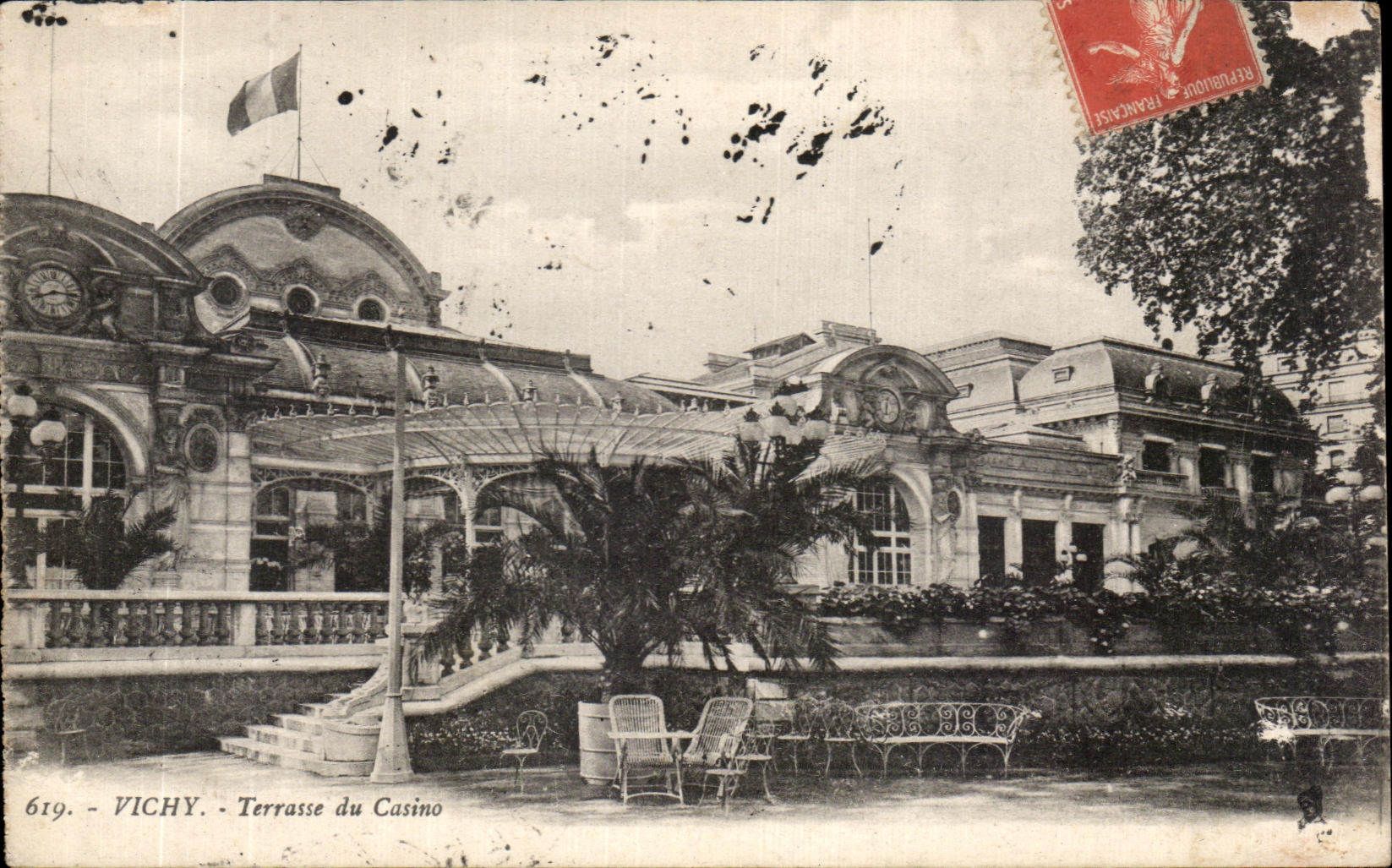 CPA Vichy Terrasse du Casino