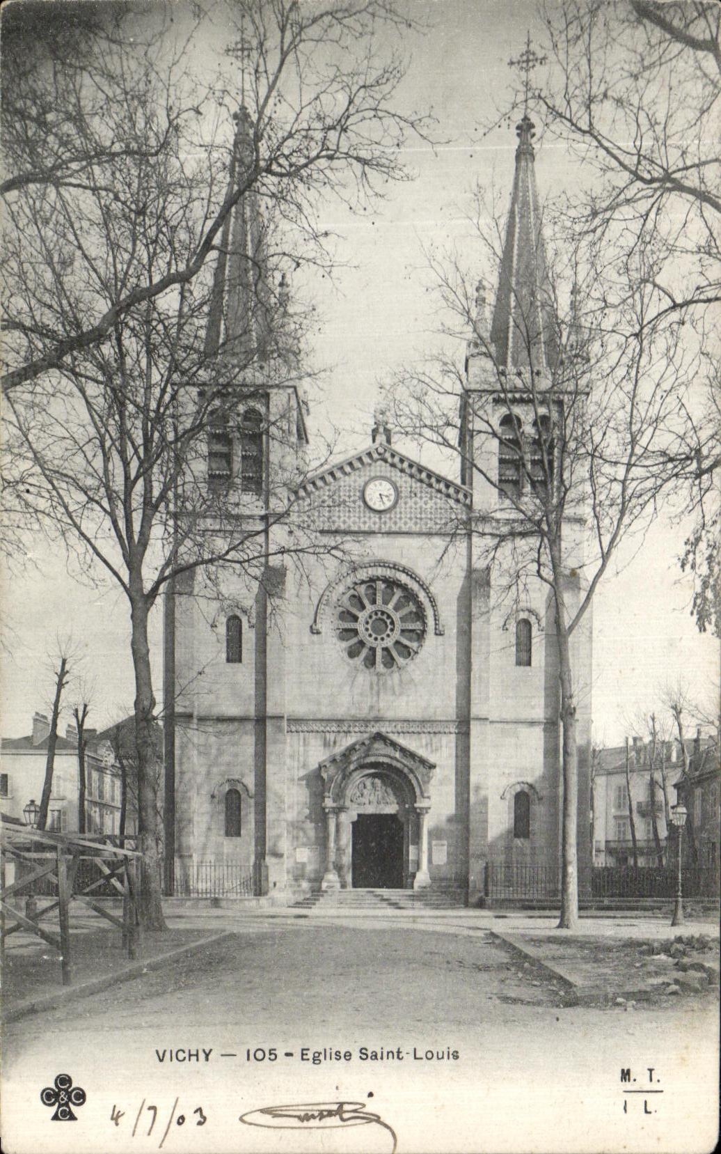 CPA Vichy Eglise Saint Louis