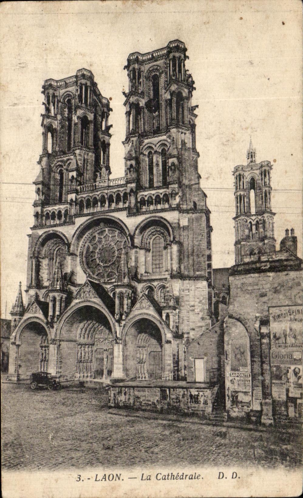 CPA Laon the Cathedral