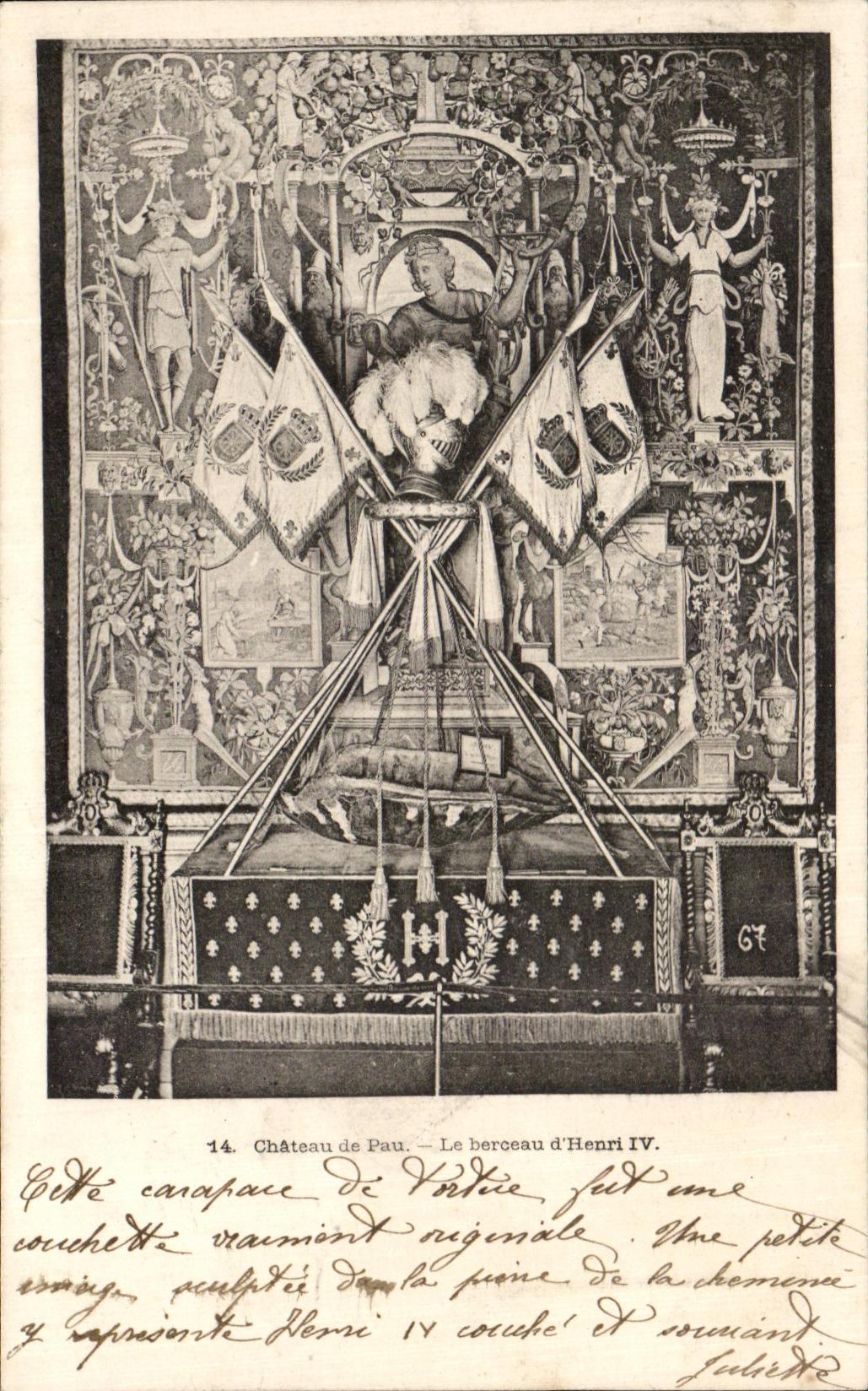 CPA Chateau du Pau Le Berceau d'Henri IV 