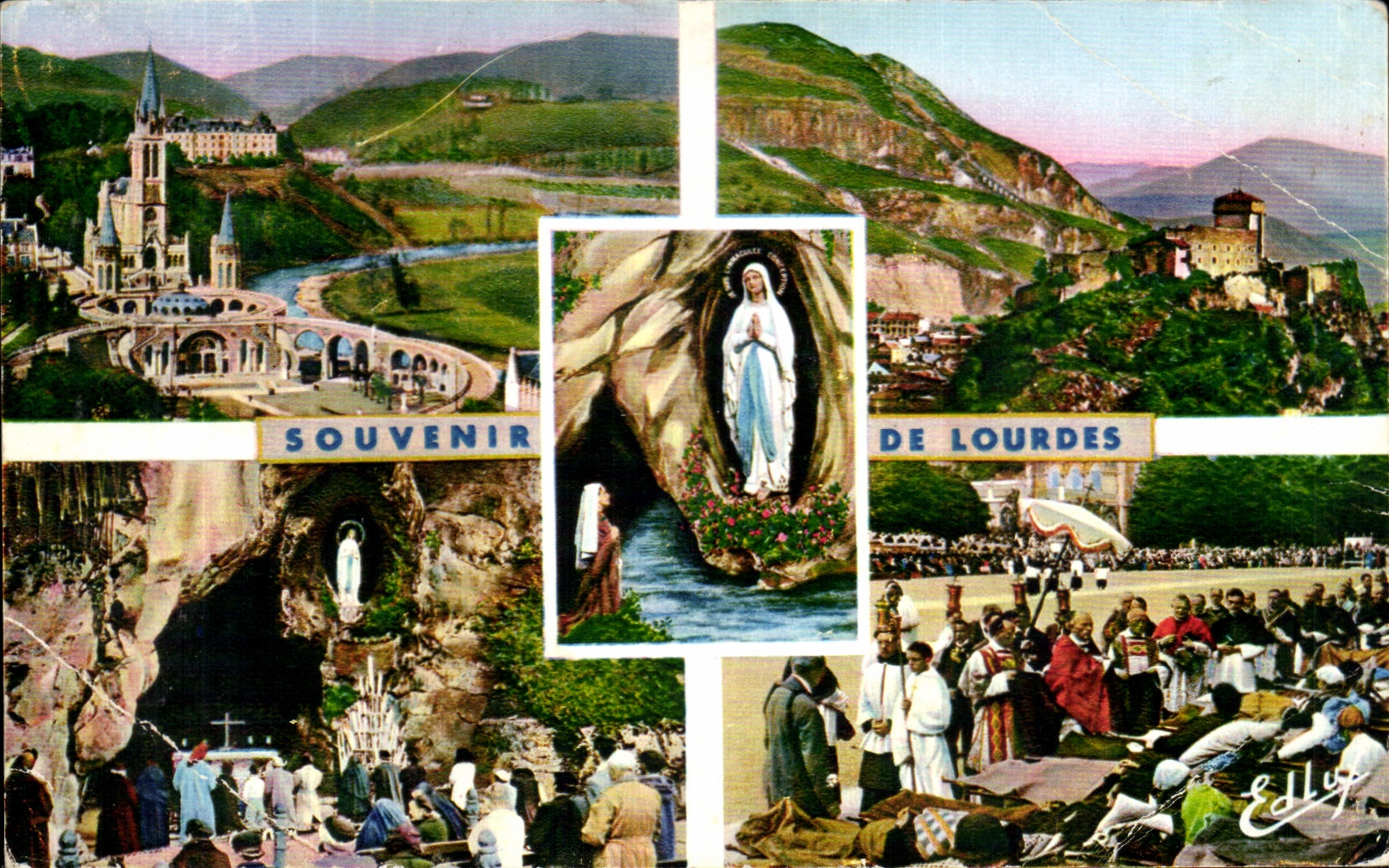 CPA Souvenir of Lourdes