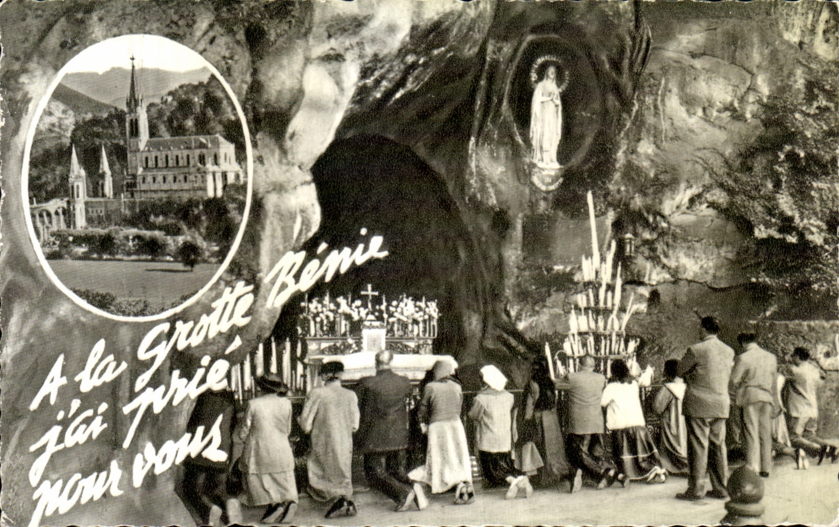 CPA Lourdes Souvenir of Lourdes