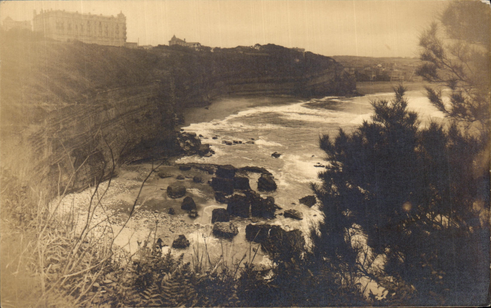 CARTE PHOTO Biarritz