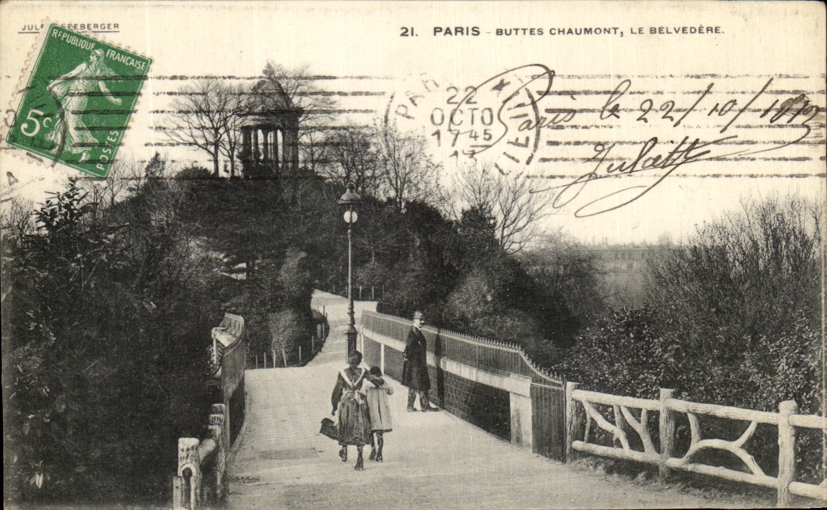 CPA Paris Chaumont Hillocks the View-point