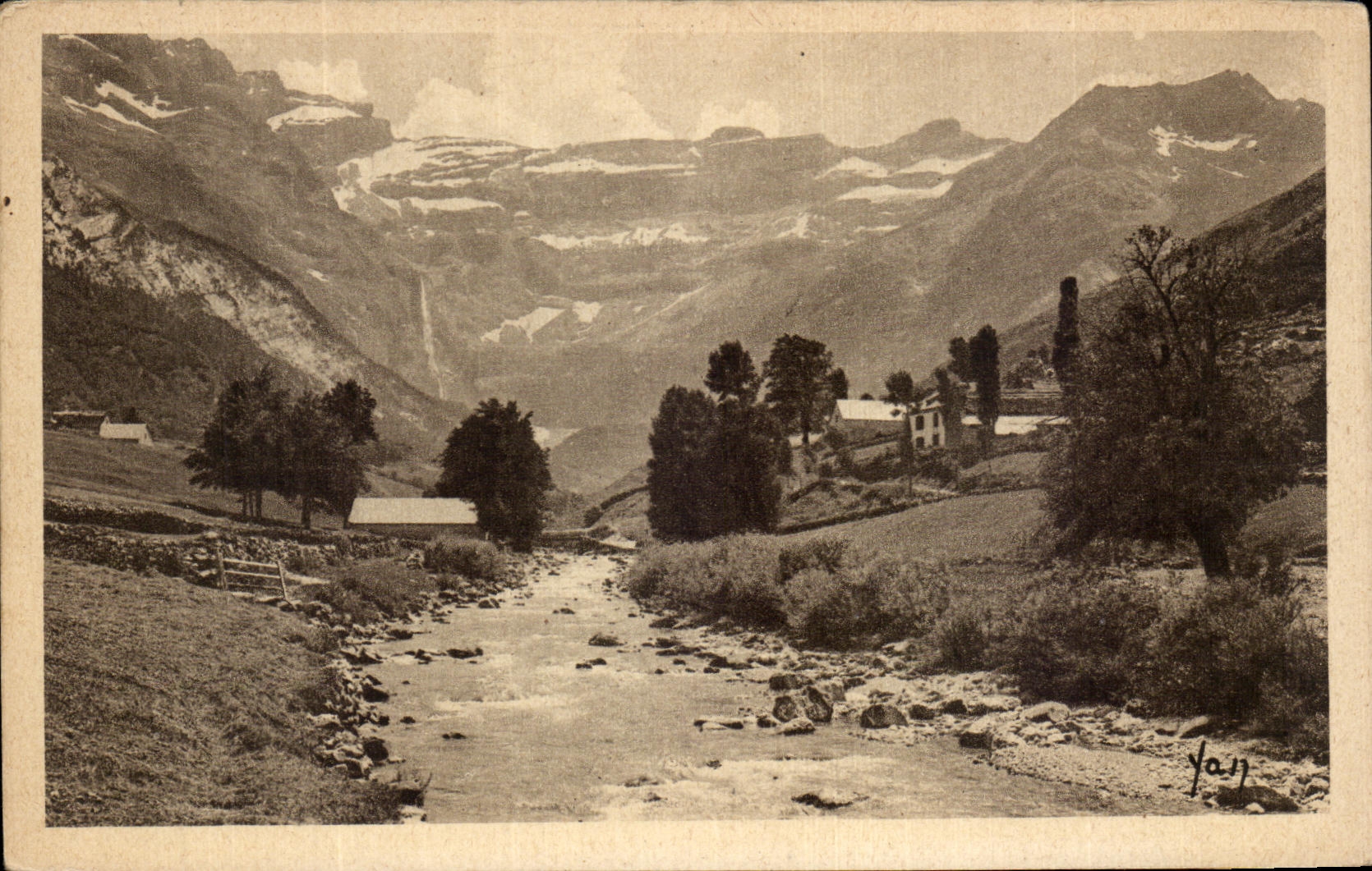 CPA Gavarnie the Circus And Gave