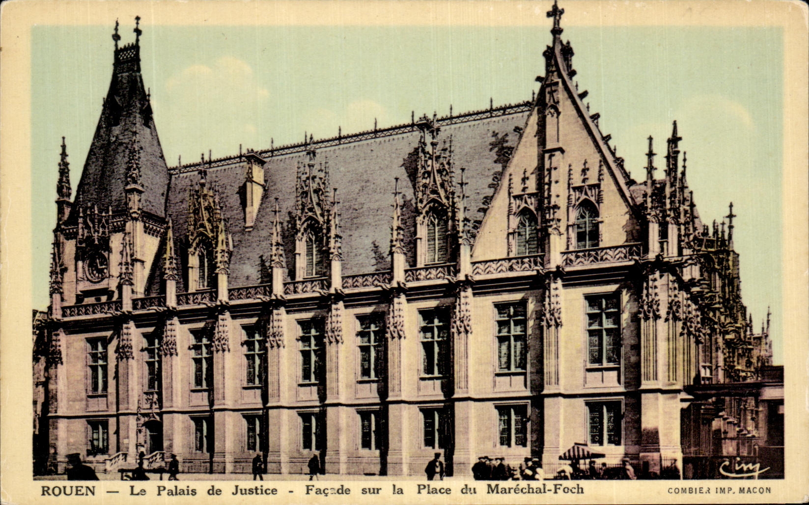 CPA Rouen Law courts Frontage on the Place of the Foch Marshal