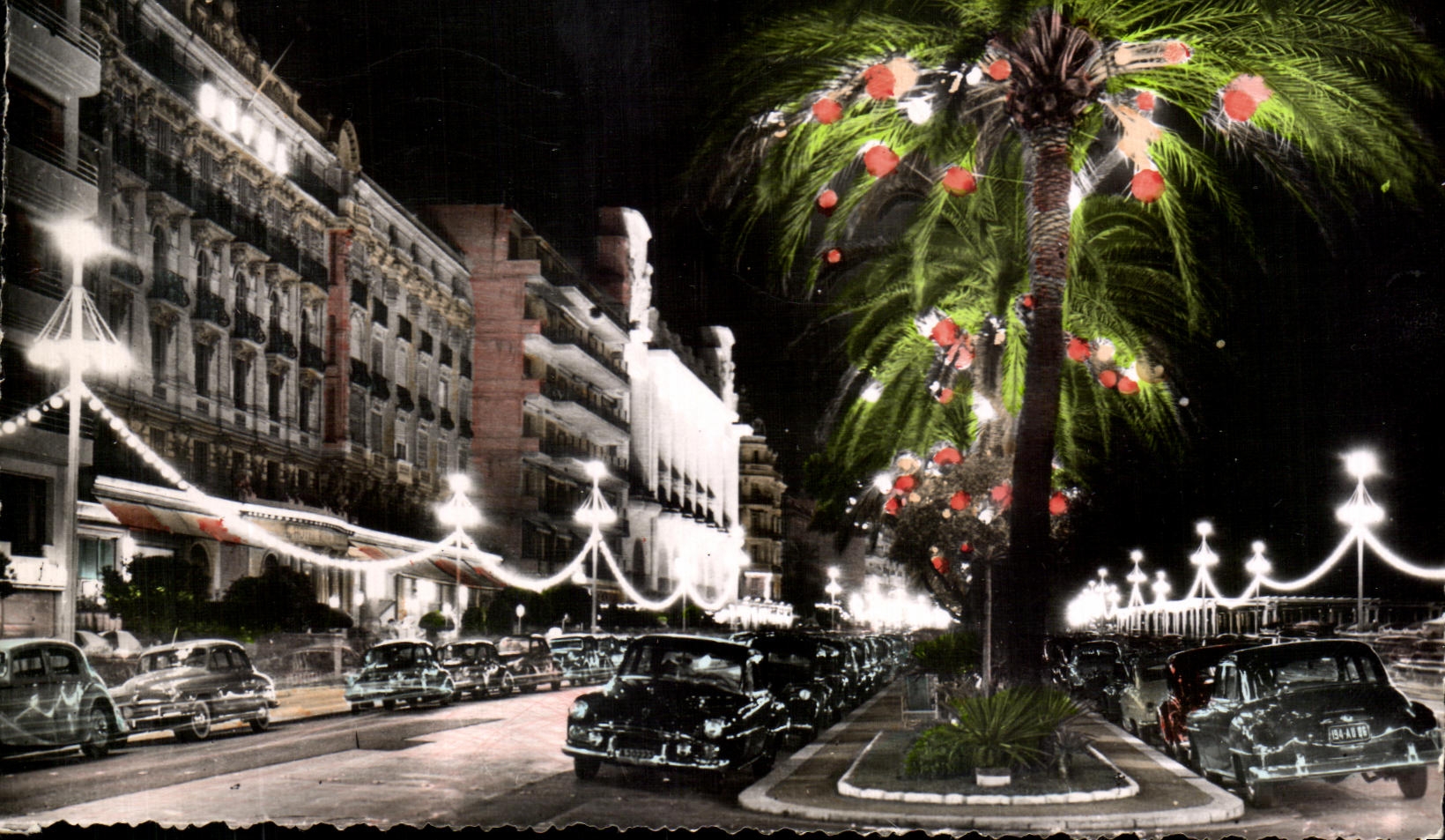 CPA la dimension Niza del azul la caminata del ingles la noche